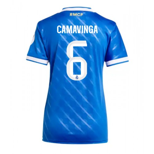 Real Madrid Eduardo Camavinga #6 Replika Tredjetrøje Dame 2025-26 Kortærmet Real Madrid Eduardo Camavinga #6 Replika Tredjetrøje Dame 2025-26 Kortærmet